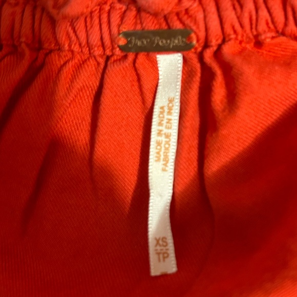 Free People Fleur Du Jour Red Embroidered Mini Dress size xs - Picture 10 of 11